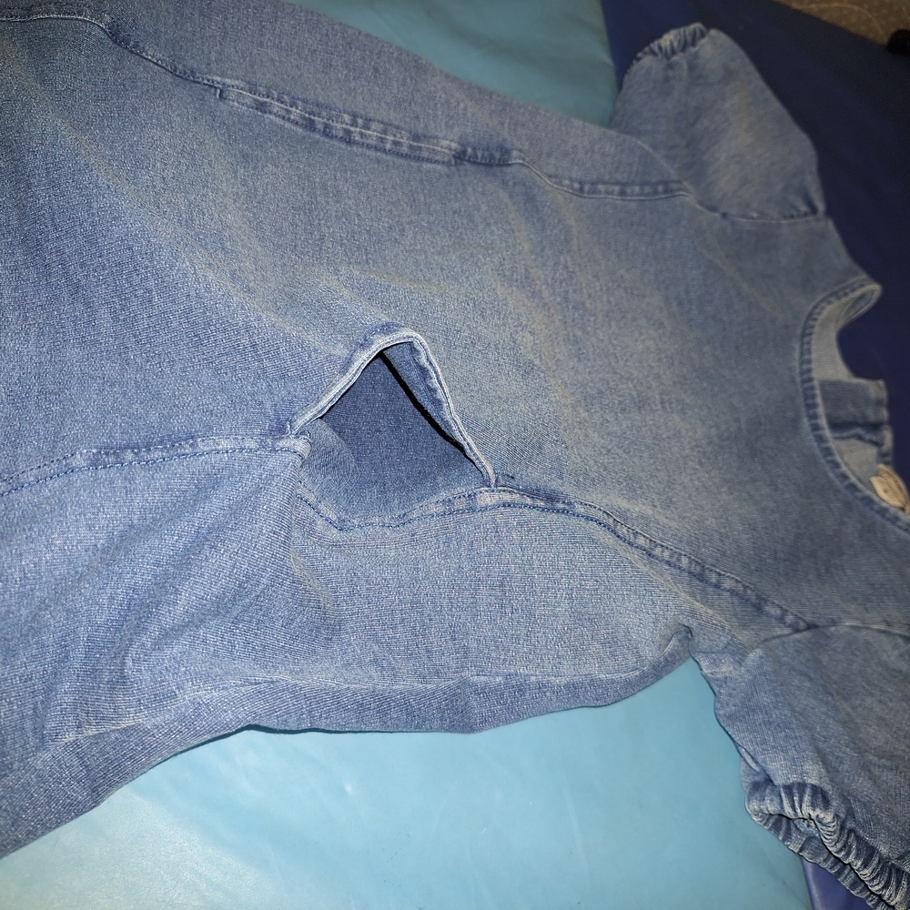 Habitual Denim Blue Casual Dress - Picture 5 of 8